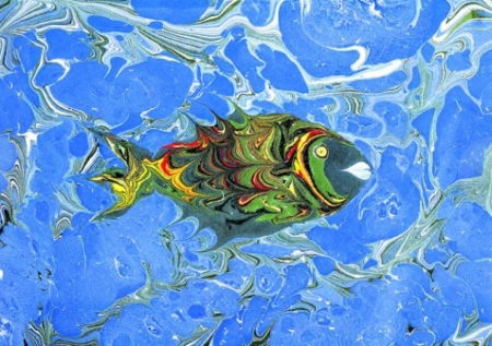 Удивительные рисунки на воде Дарьи Пушанкиной 